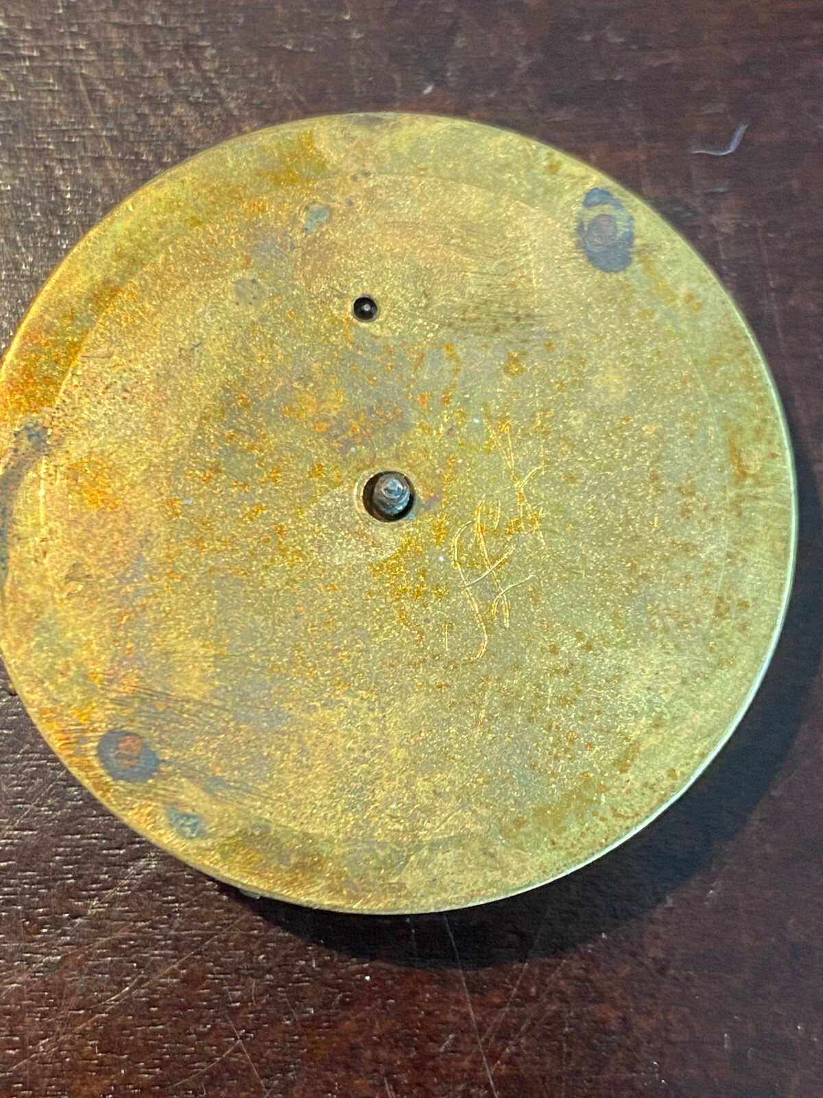 VINTAGE 36.6MM SWISS POCKET WATCH MOVEMENT, RUNNING