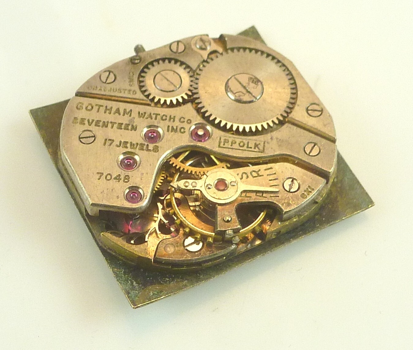 Gotham PPOLK Wrist Watch Movement – Good Balance – Parts / Repair