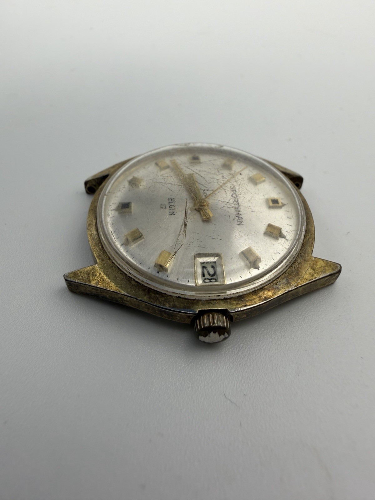 Vintage Elgin Sportsman Wristwatch 17-jewel Mechanical Manual Wind Movement