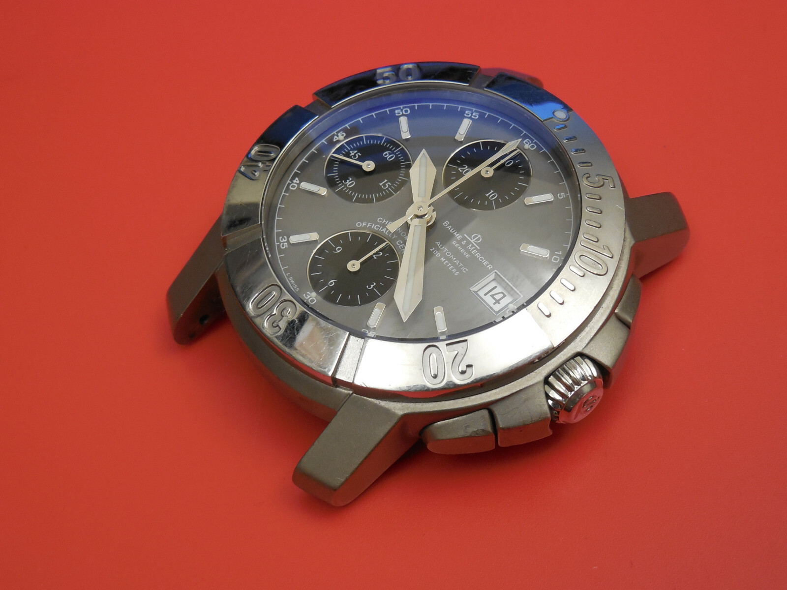BAUME MERCIER TITANIUM STEEL CAPELAND S 20MM STRAP BAND BRACELET LINK SECTION