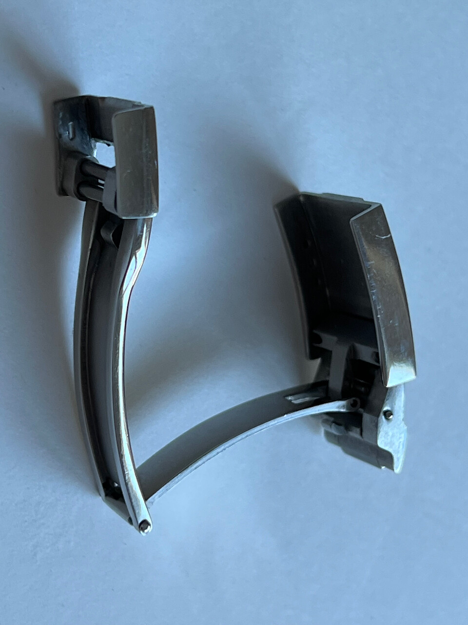 Third party deployant buckle gridlock silver clasp for Rolex Milgauss watch