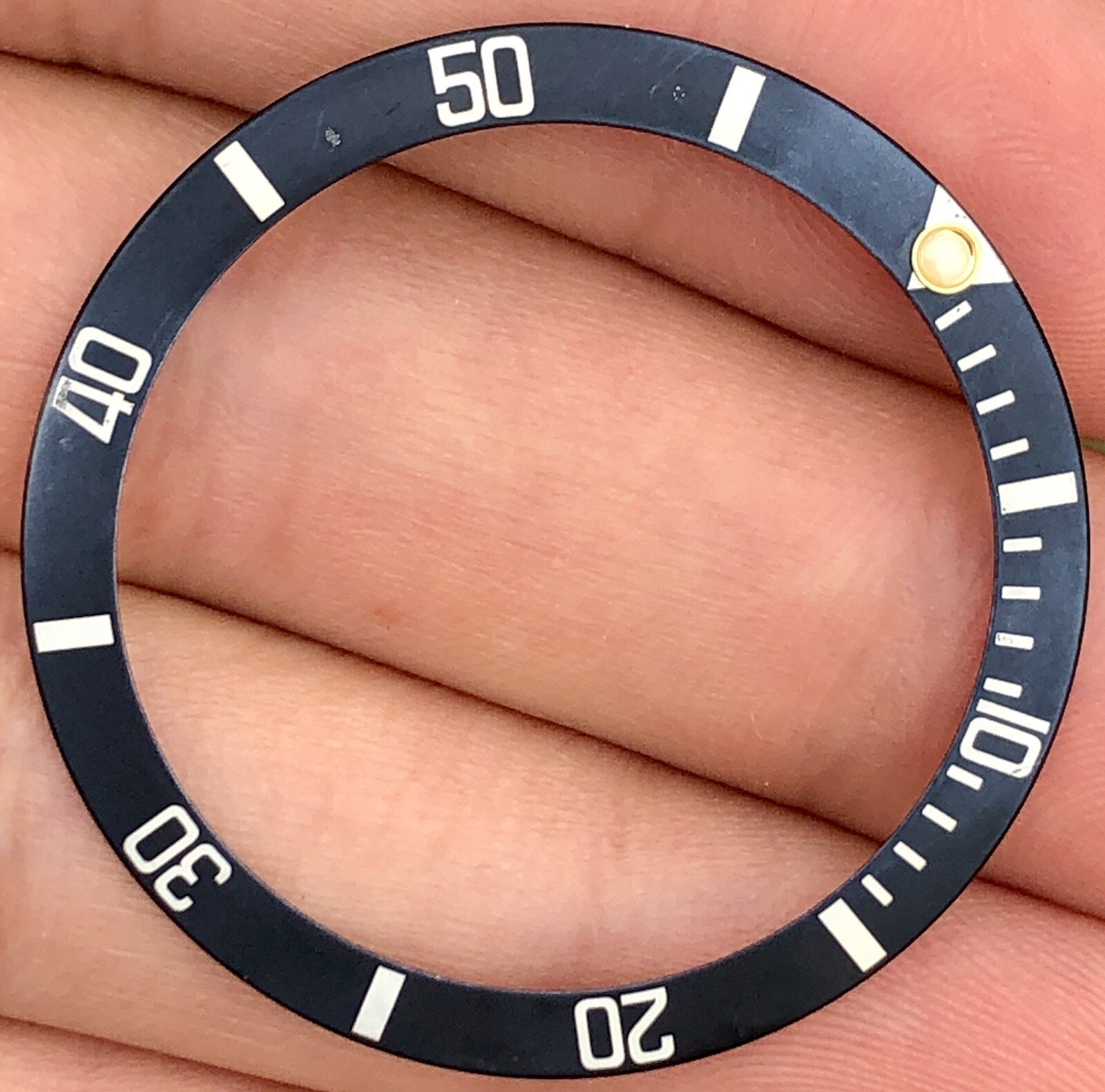 Rolex Submariner Date 16613 16803 16808 16618 Faded Black Tritium Bezel Insert