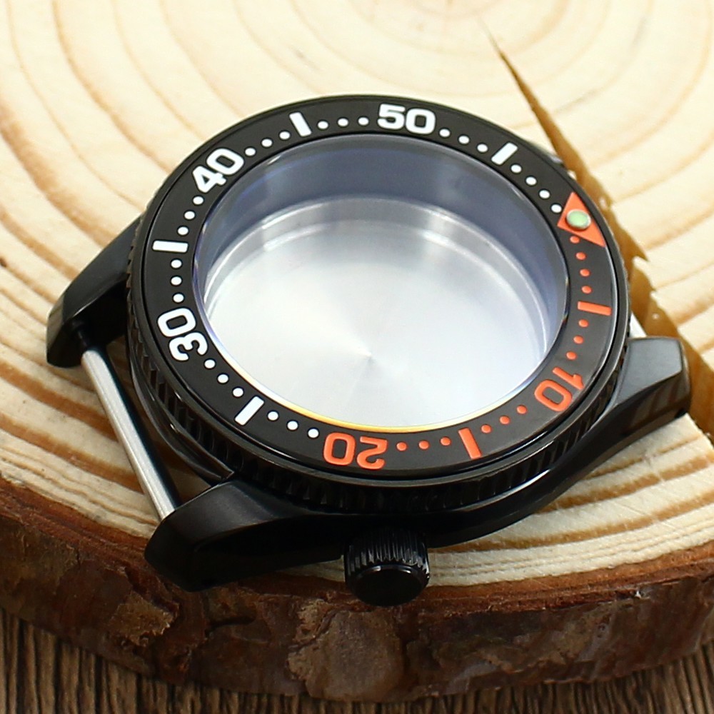 42mm Watch Case Modify Seiko 62MAS Mod AR Sapphire Glass For Seiko NH34 35 36 38