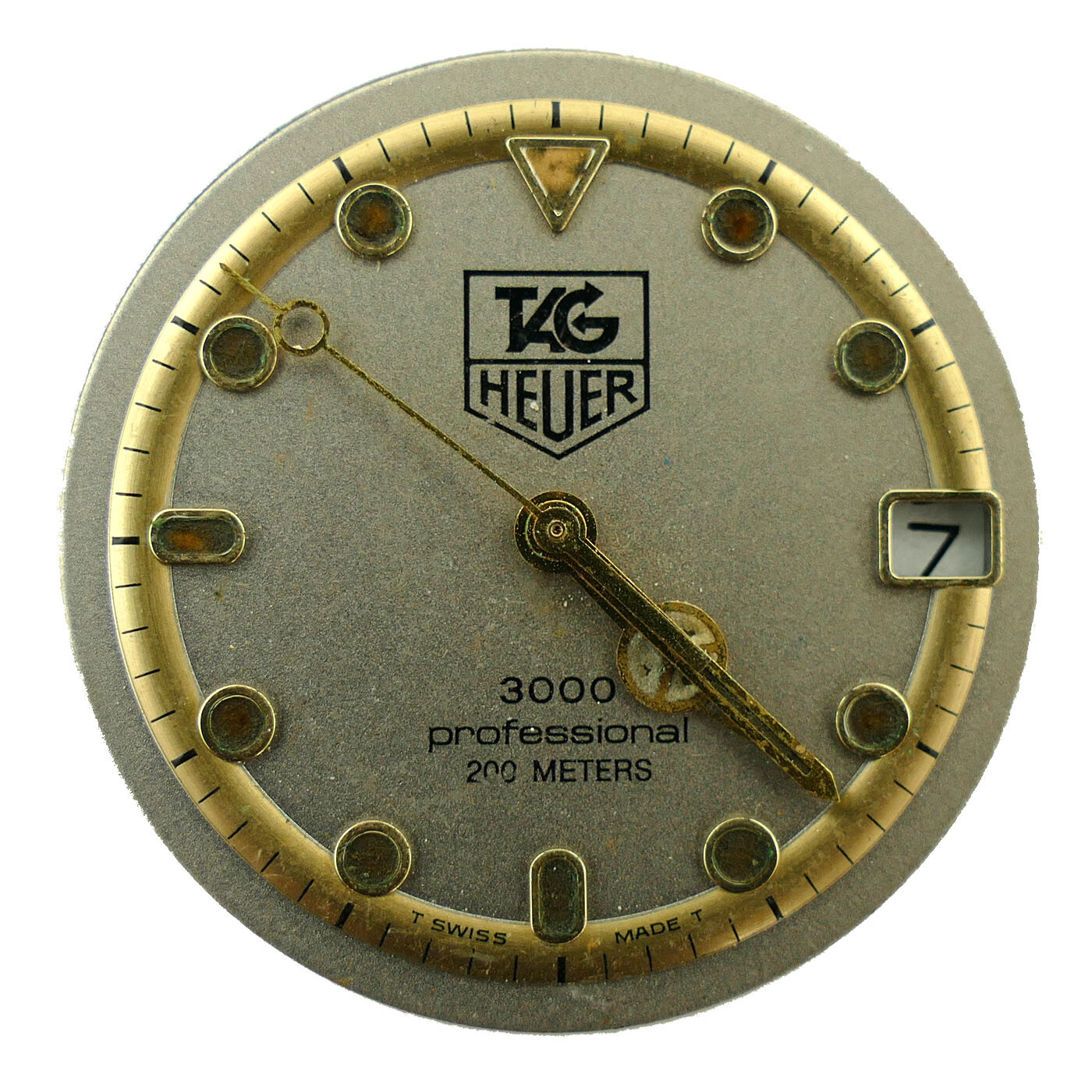 TAG HEUER 3000 PROFESSIONAL 200 METERS SILVER DIAL & 955114 MOVEMENT