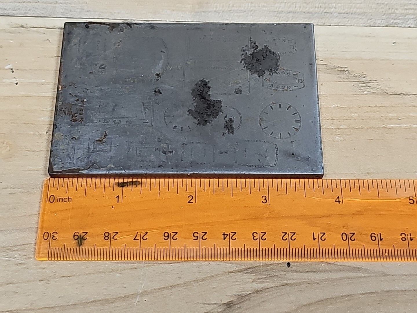 Vintage Multi Dial Printing Plate Bulova Hamilton Waltham Elgin T866