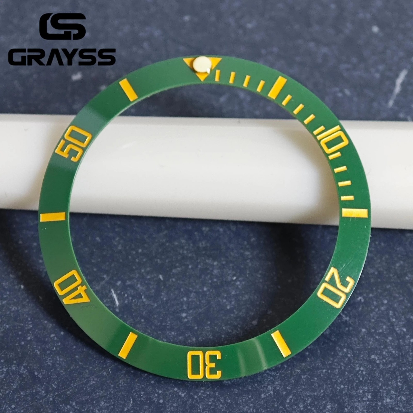 38mm Watch Bezel Insert 30.5mm Ceramic Aluminum Diver Ring Replacement Mod