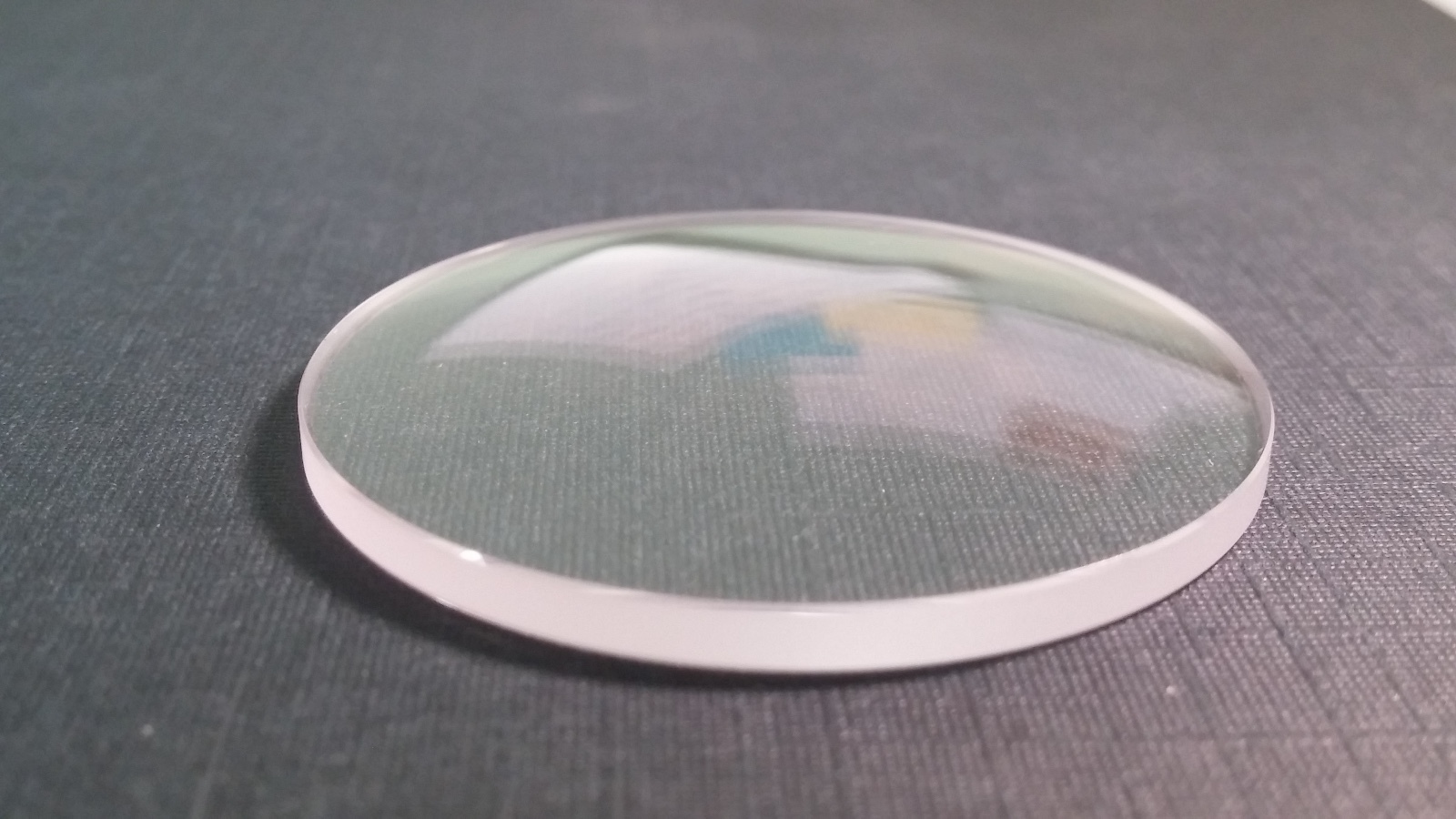 Unbranded Sapphire Crystal 35.17mm diameter by 2.50mm thick. dome