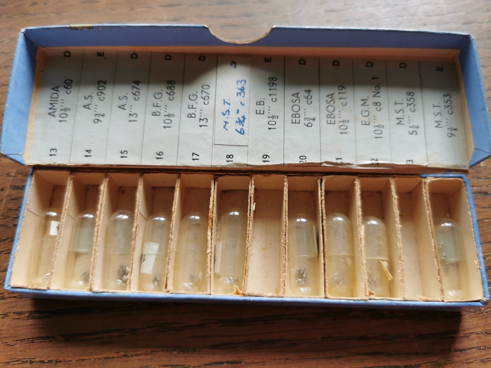 Roskopf Balance Staffs, New Old Stock, Watchmaker Parts #R800