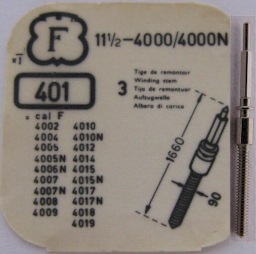 Felsa F 4000 4000N 4002 4004 4005 4006N 4007 4008 … watch parts stem #401 x1