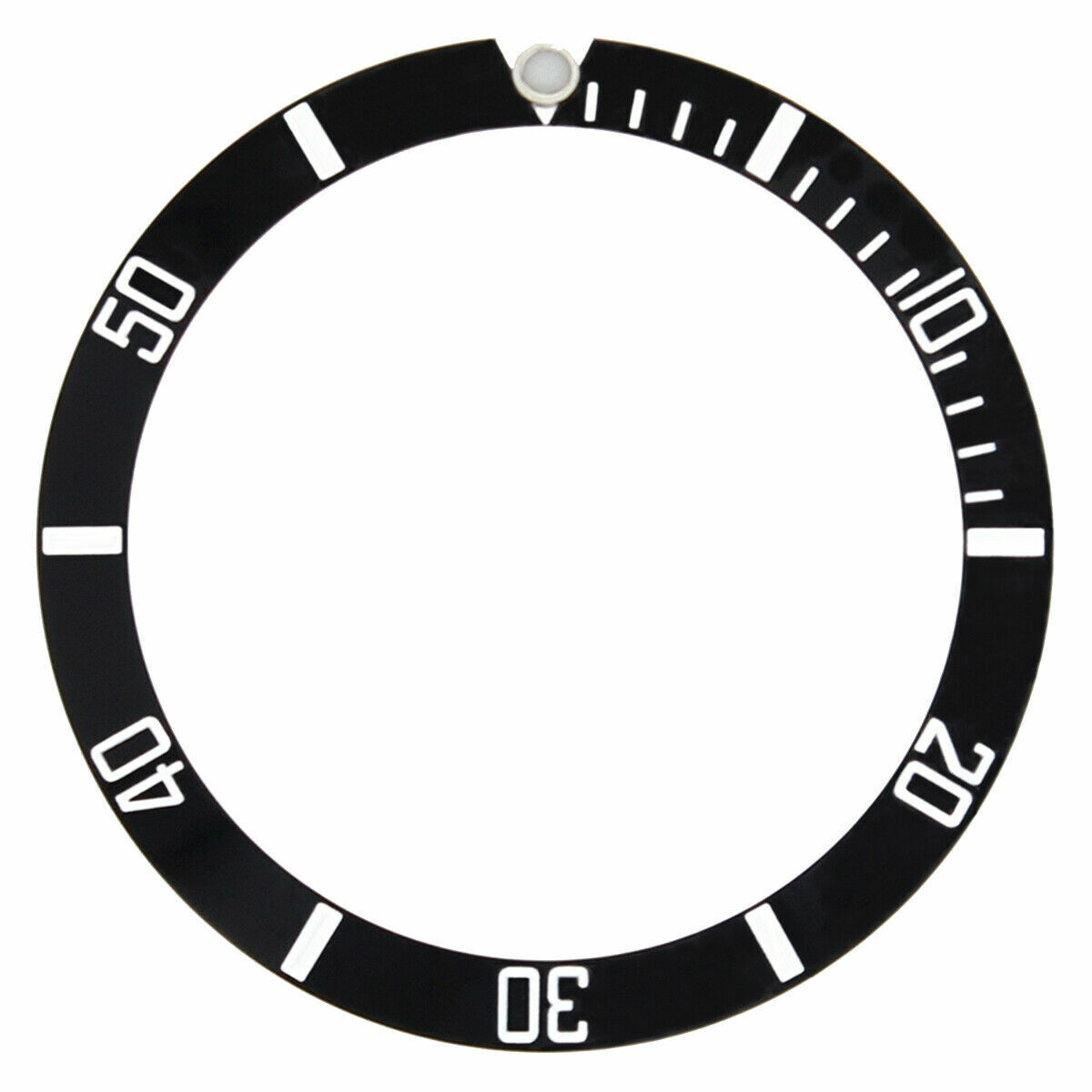 Submariner Bezel Insert Watch Part For Rolex No Date 14060, 14060M Black