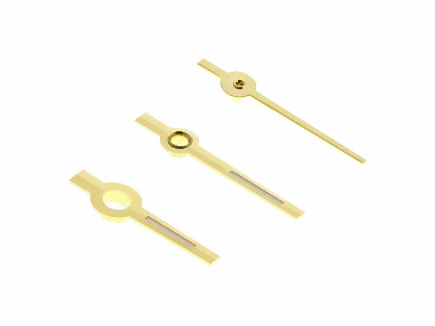 3 Sets Gold Replacement Watch Hands For Rolex Lady 2230 2235 Diamond Dial