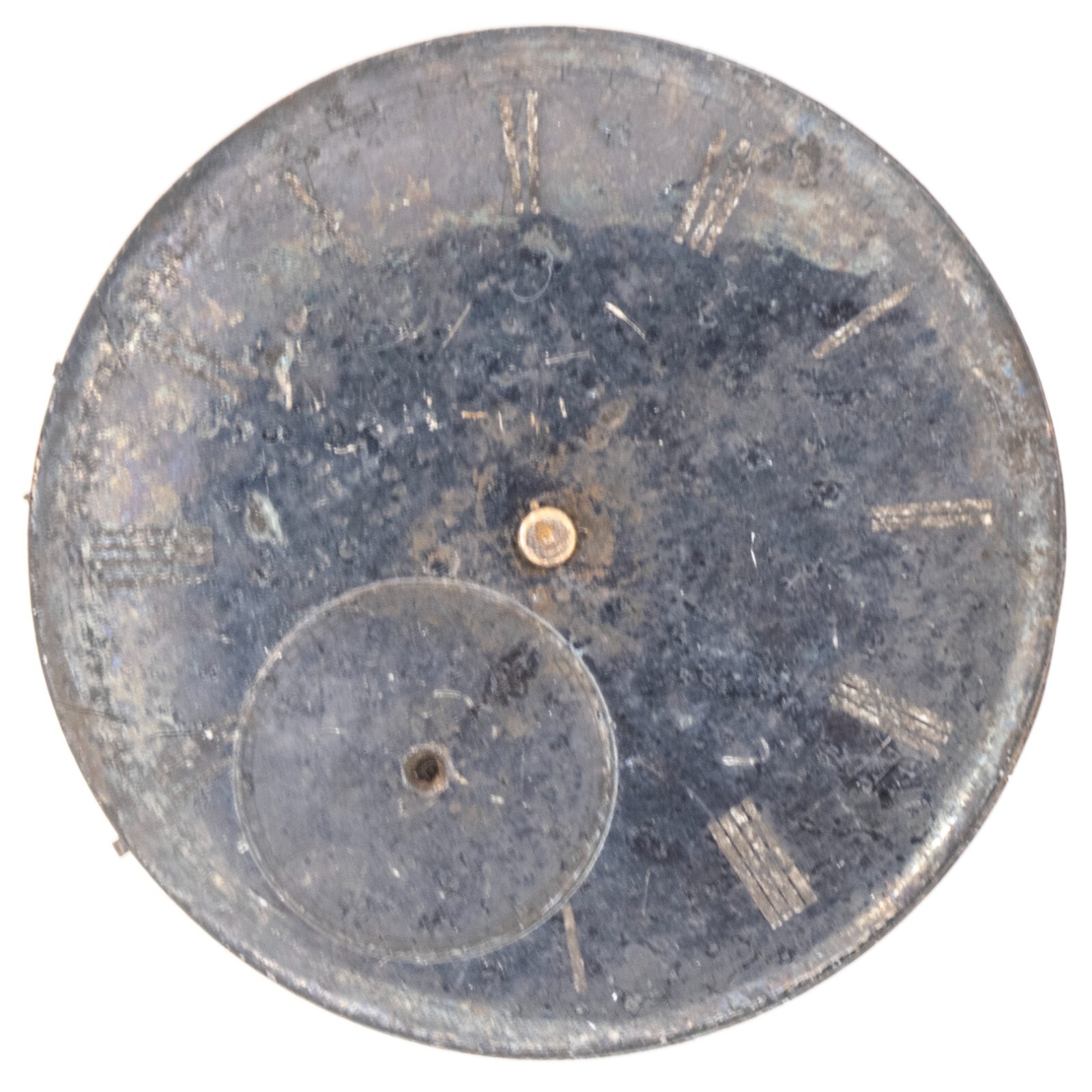 Partial 49.5 mm x 12.3 mm Antique Pocket Watch Movement, Decorated with Animals