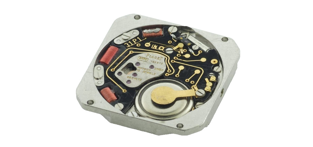 PIAGET Polo Rare Vintage 18K Yellow Gold & Black Onyx ‘Zebra’ Dial & Movement