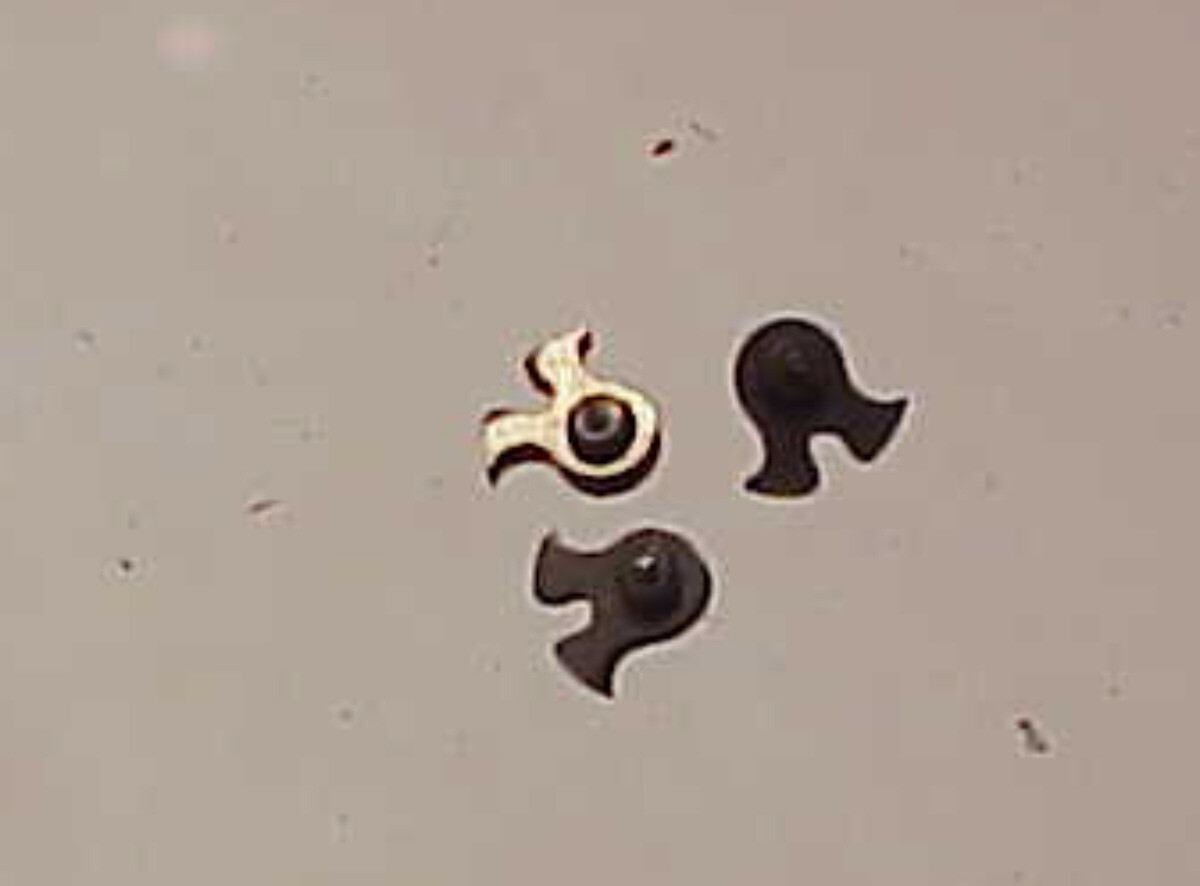 Rolex BubbleBack REF 520-620-+ #3696 #3426 Pivoted Click ROTOR FRAME WRISTWATCH