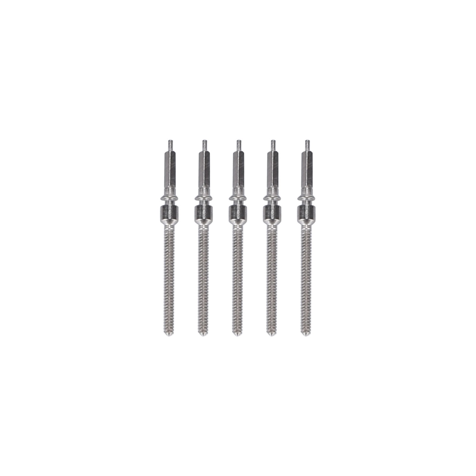 5pcs Steel Watch Winding Stem Accessories For Seagull ST1902/ST1901 Movement
