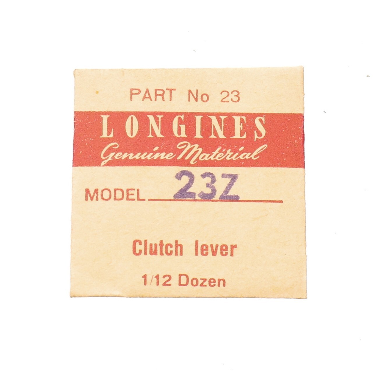 Genuine Longines 23Z Watch Movement Clutch Lever Part NOS Watchmakers (C13D20)