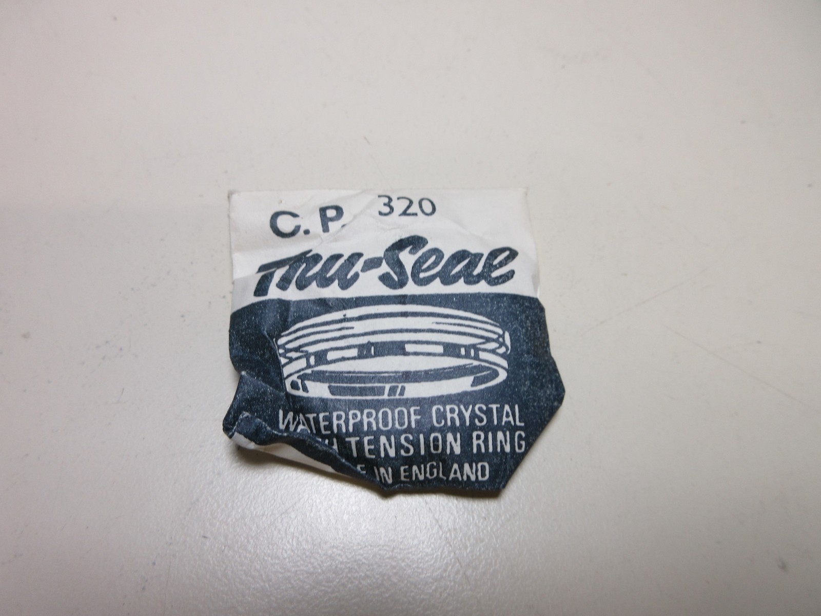 TRU SEAL ROUND WATCH CRYSTAL CP 320 WATERPROOF WATCHMAKER REPLACEMENT PART #353