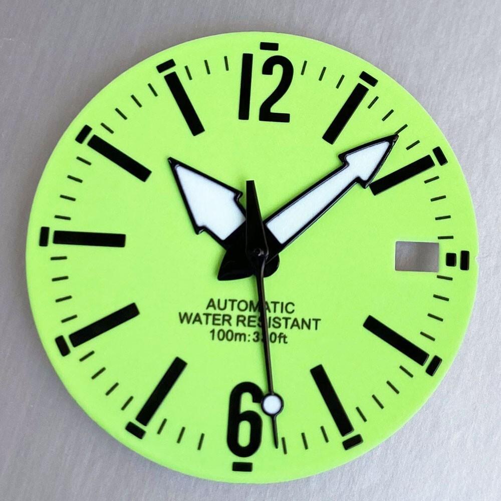 29mm Full Luminous Watch Dial Hand Set fitJapan NH35 NH36 movement