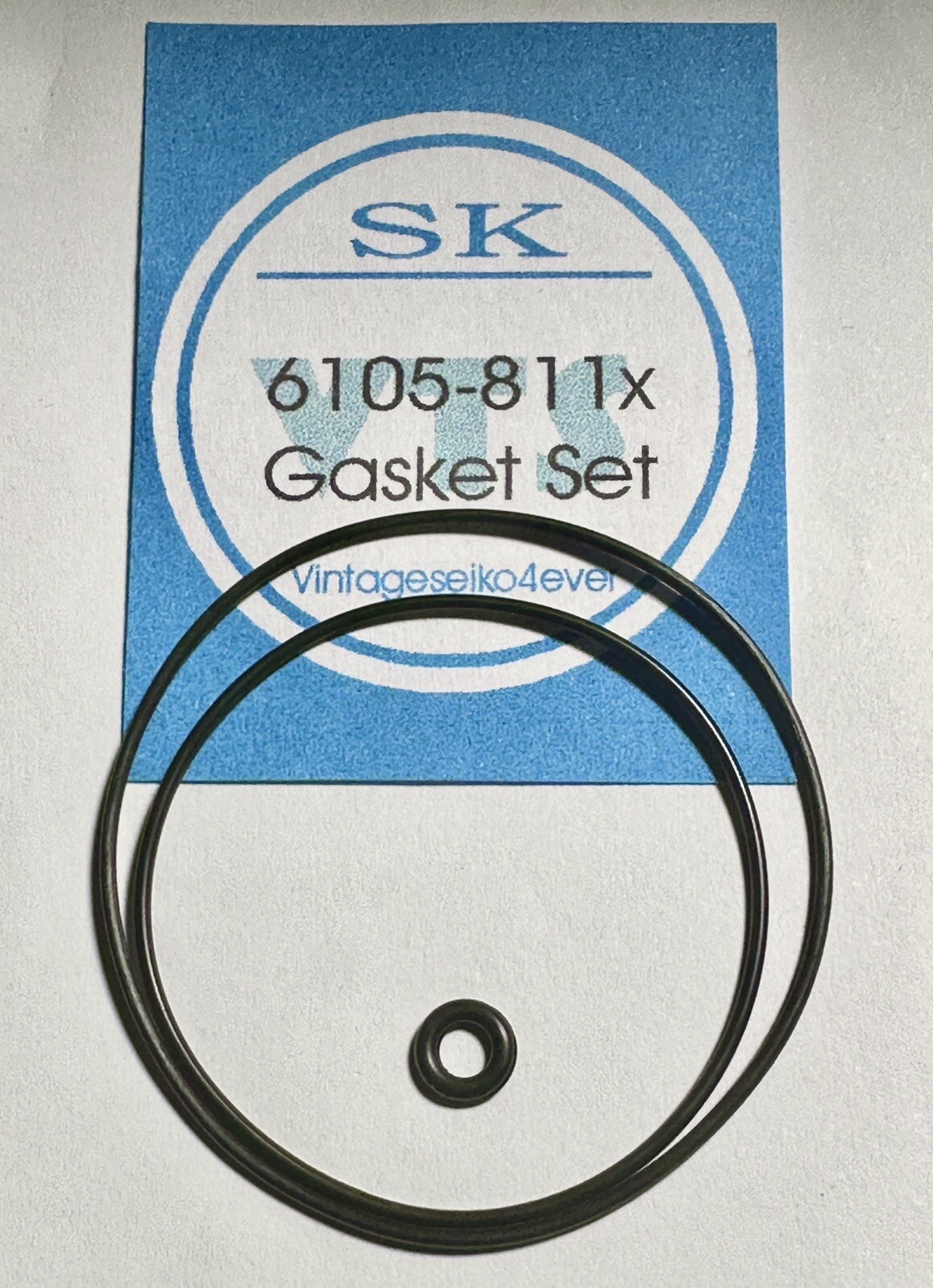 NEW GASKET SET FIT VINTAGE SEIKO 6105-8119 6105-8110 DIVERS