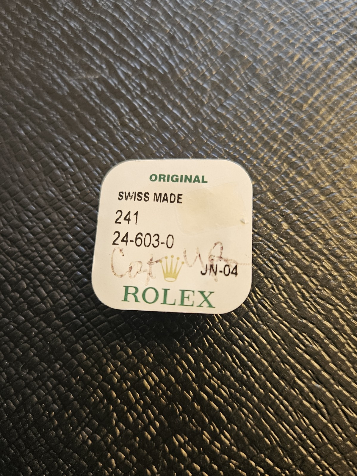 Rolex Authentic 241 24 603-0 Stainless Steel Crown Factory Sealed New