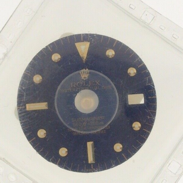 Genuine Rolex 1680 Blue Submariner, Cal 1575 Tritium Nipple dial, (60)
