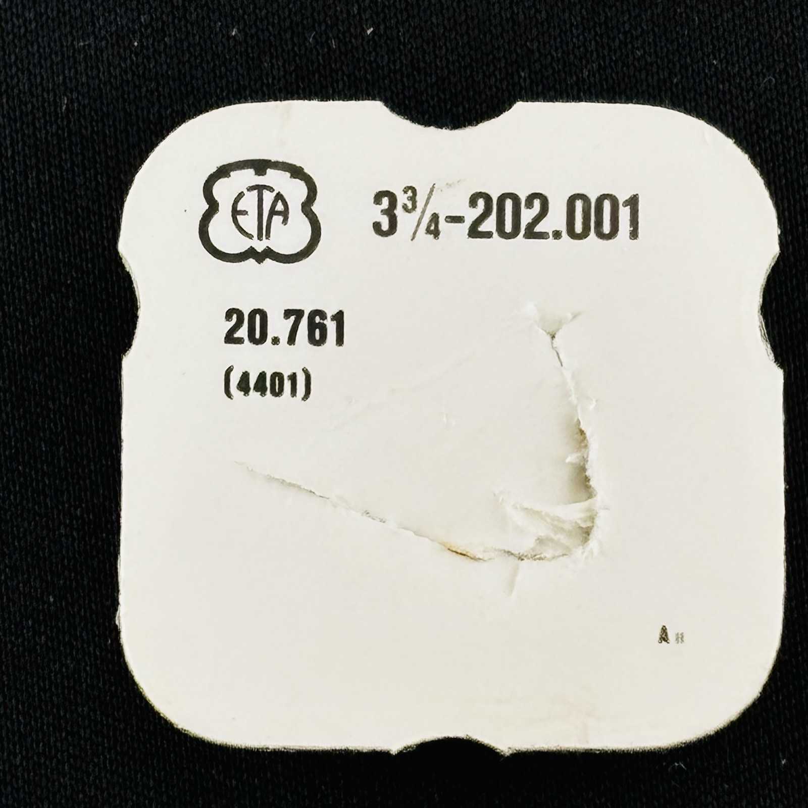 ETA 202.001 4401 Battery Clamp NOS