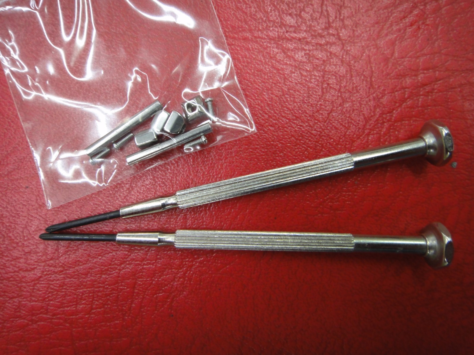 Pins Bars SCREWS TUBES SET(FITS) Cartier Pasha Bracelet.strap.band+2 DIY drivers