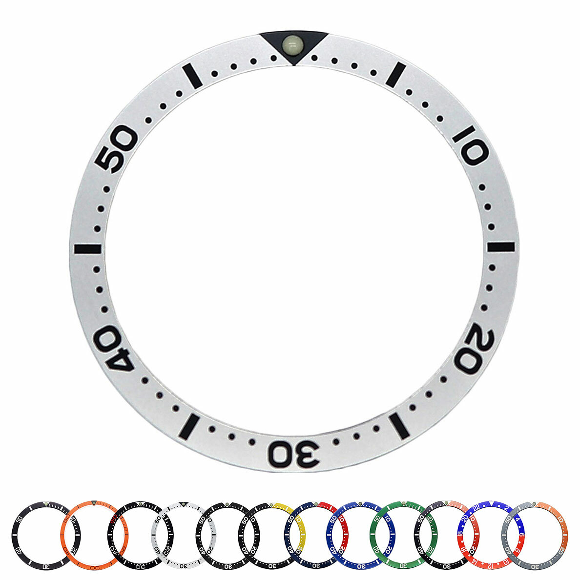Diver Watch Bezel Insert Made for Seiko SKX007 SKX009,SKX011 Cal.7S26