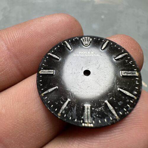 Rolex Dial “GILT” Glossy Tropical For 34mm Oyster Perpetual 4 Digits Vintage