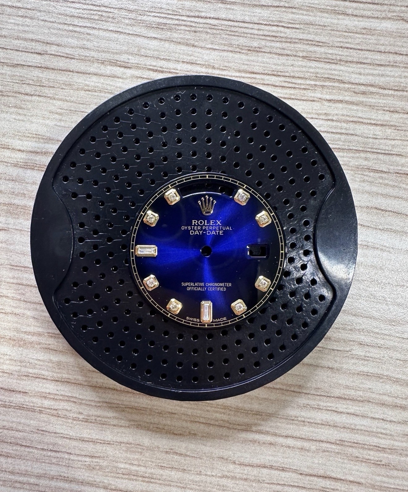 Dial Fits 118238 18238 Blue Degrade Zircons Day-date x 3055 3155