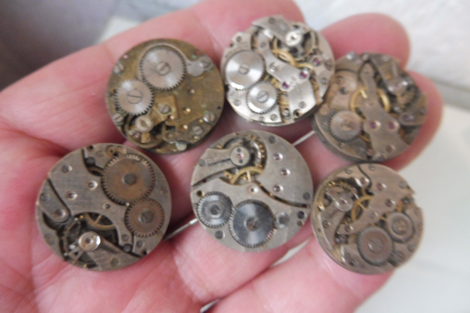 Uhr-Werke, 36 old mechanism watches for mechanic wristwatches, brands