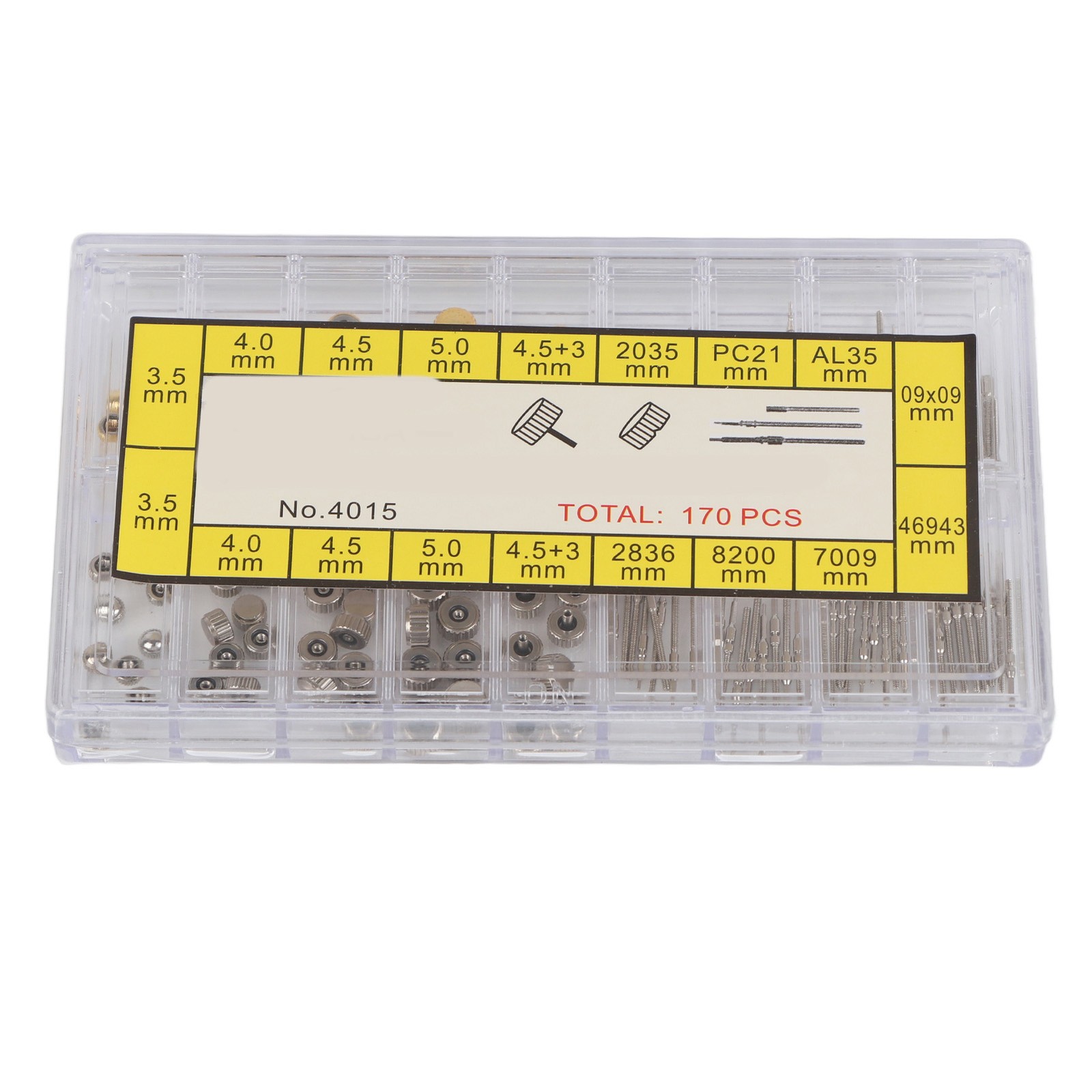 Watch Stem Extender + Crowns Accessory Repairing Replacement Tool Kit With B NEW