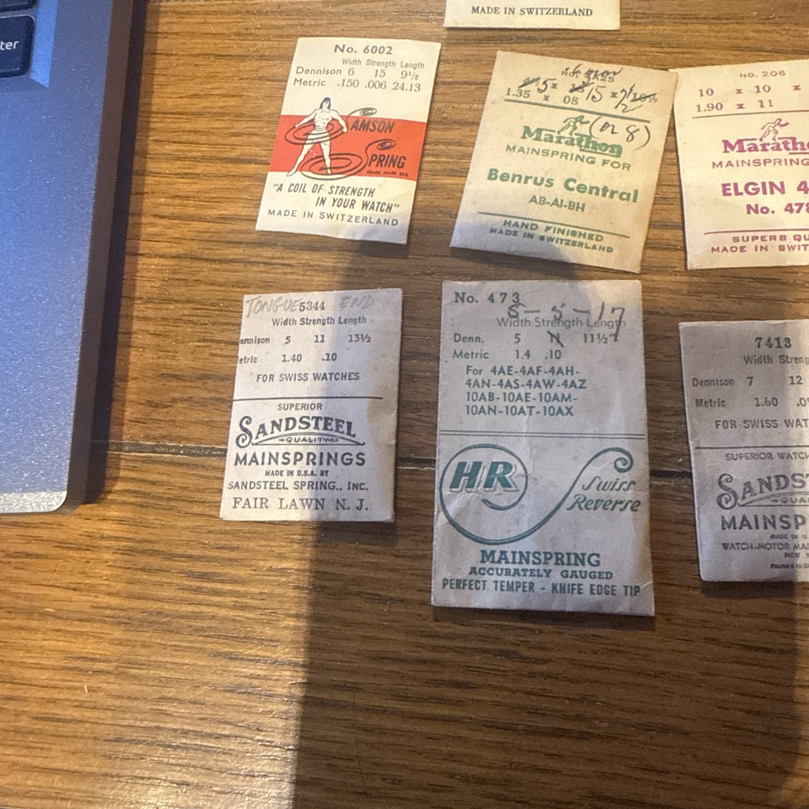 Vintage Mainspring Lot 18