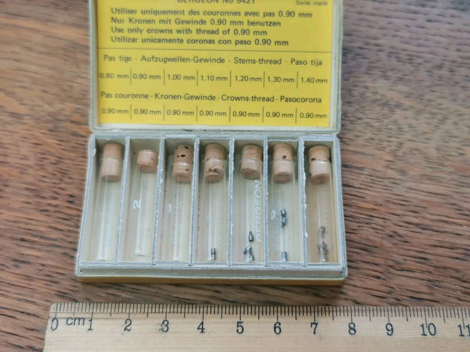 Bergeon 5421-35 Tube Attachments For Crowns, Various, Watchmaker Parts #M123