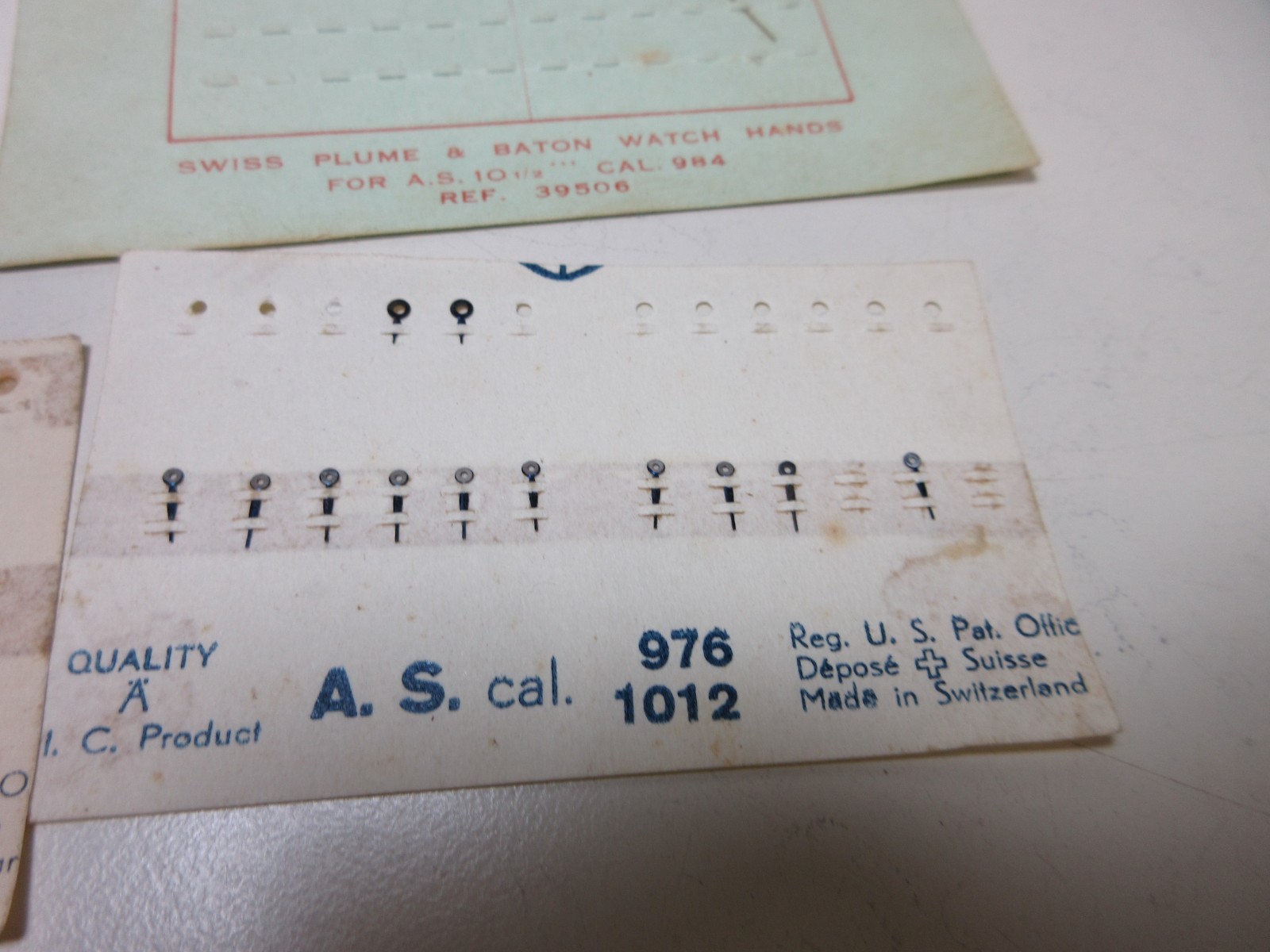 ASSORTED LOT WATCH HANDS LOT WATCHMAKER REPLACEMENT PARTS #55