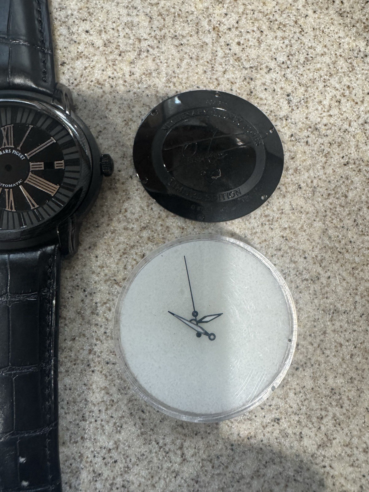 audemars piguet millenary quincy jones Case Dial Crown Hands Strap Limited