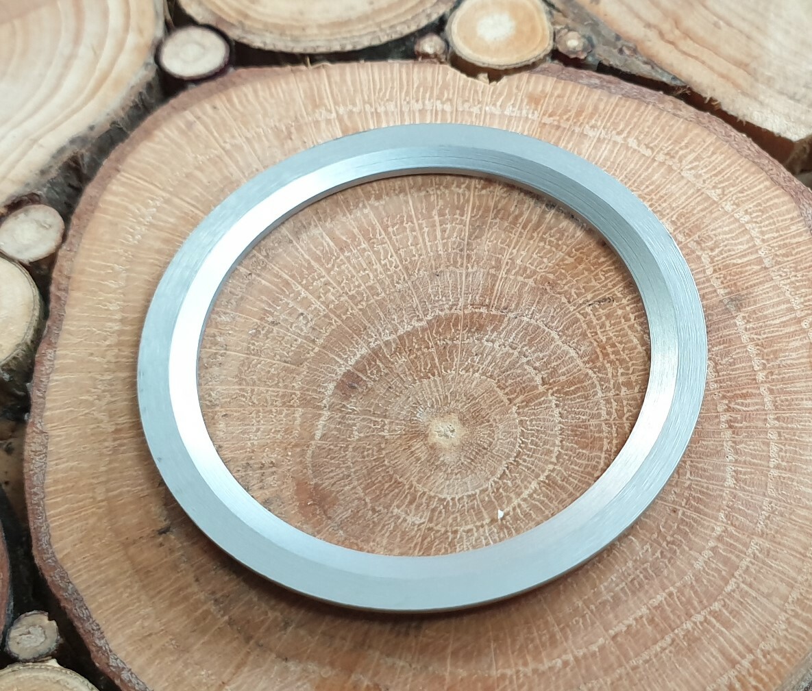 Silver Ceramic Yachtmaster style Bezel Insert for Seiko 6309 7002 SKX007 & SRPD
