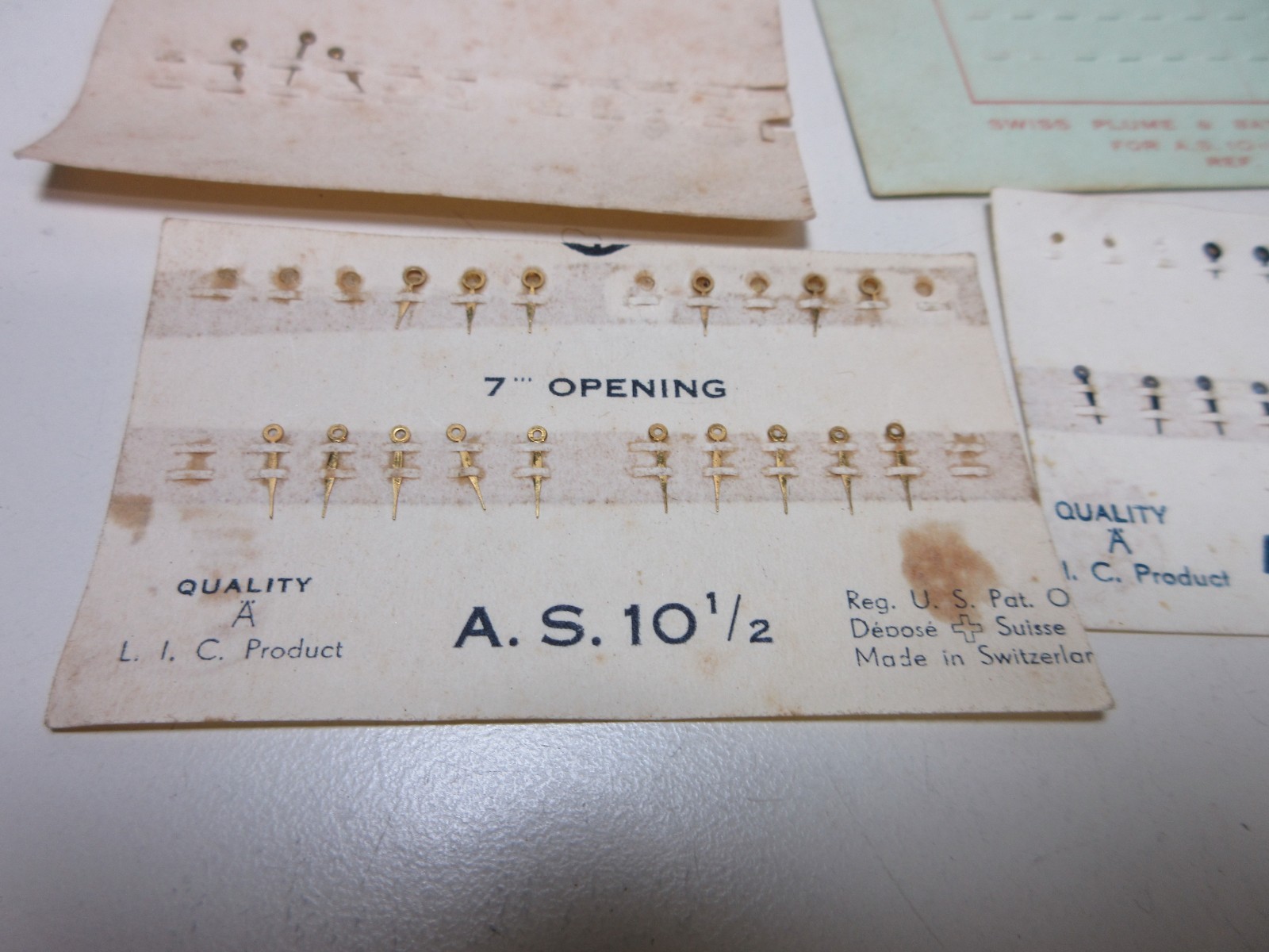 ASSORTED LOT WATCH HANDS LOT WATCHMAKER REPLACEMENT PARTS #55