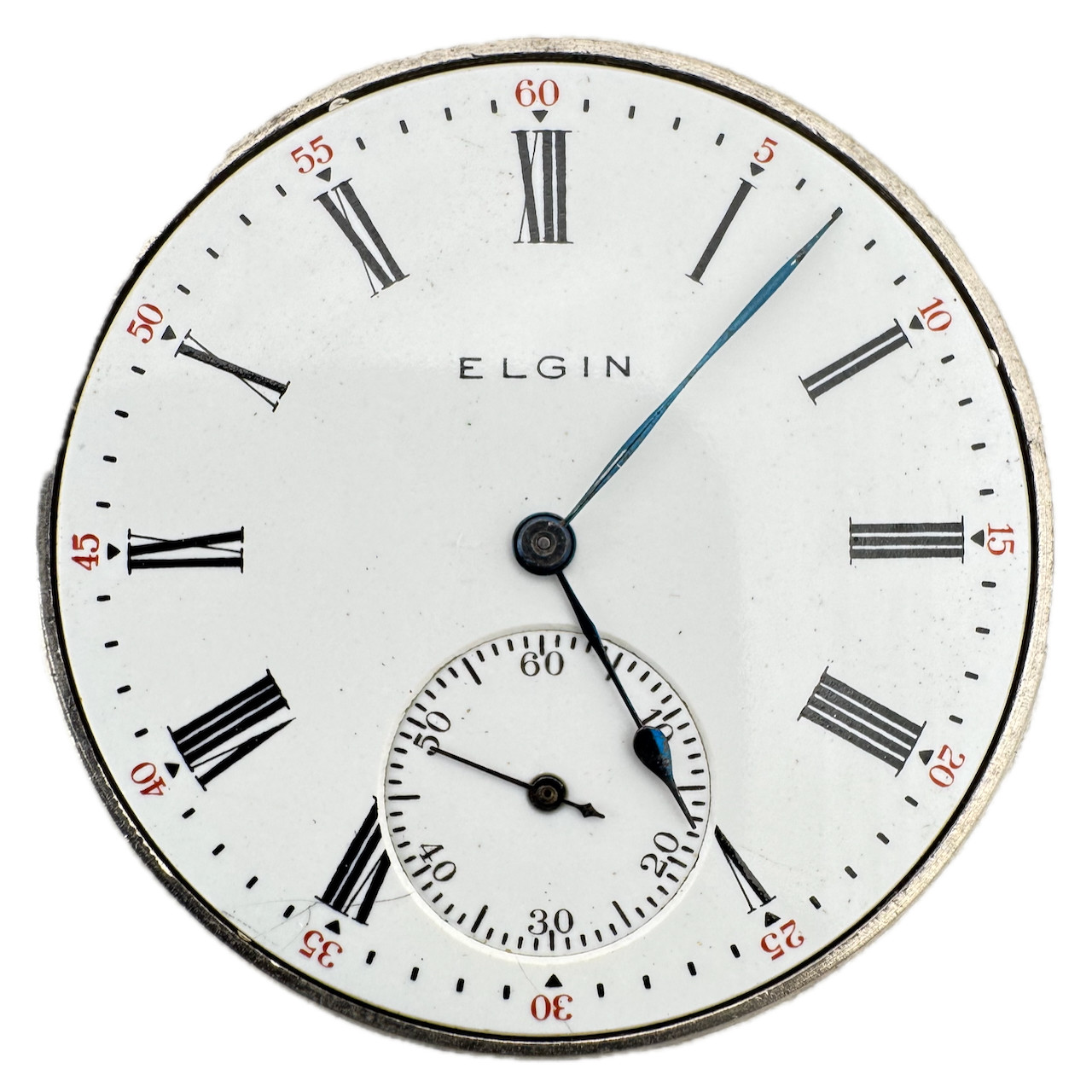 Antique 12s 1915 Elgin 15 Jewel Mechanical Hunter Pocket Watch Movement 314 USA