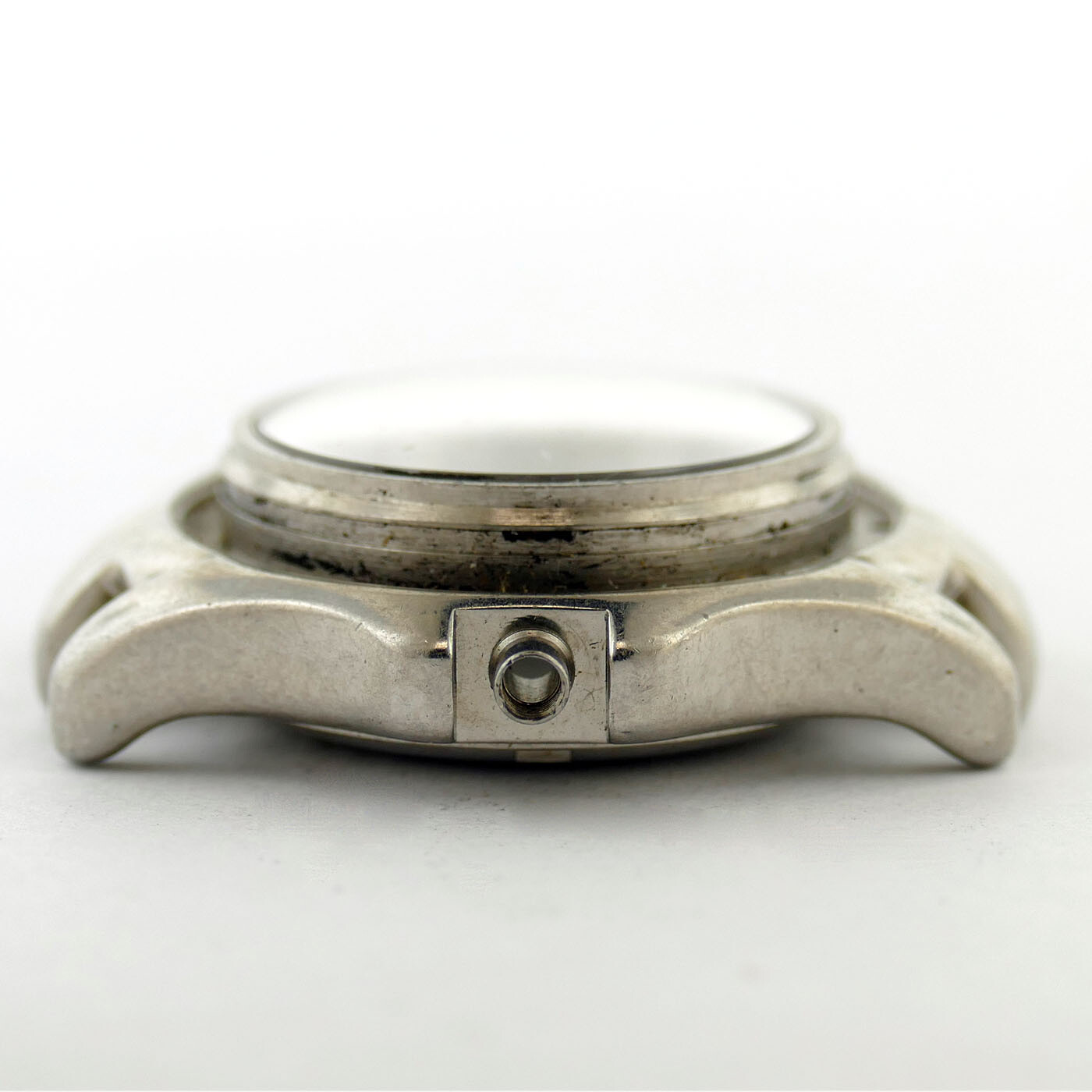 TAG HEUER WT1353 LINK STAINLESS STEEL MIDSIZE WATCH CASE FOR PARTS OR REPAIRS