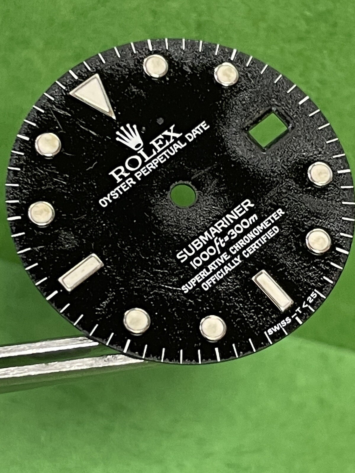 Vintage Used Rolex Submariner 16610 Watch DIAL Black Men For Parts Hk350