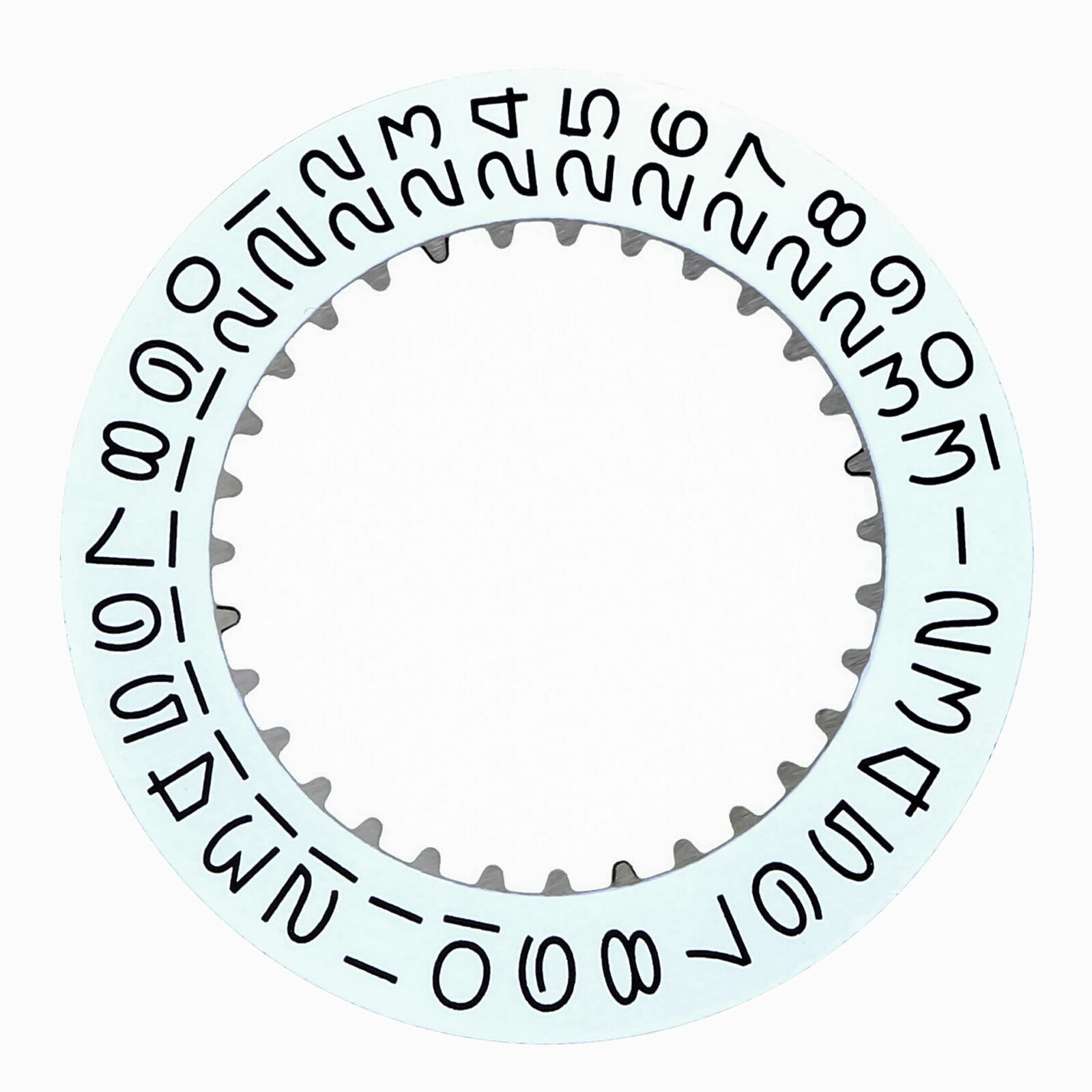 DATE DISC FOR ROLEX SUBMARINER 5513 GMT 1675 1680 1520 1530 1560 1570 5508 WHITE