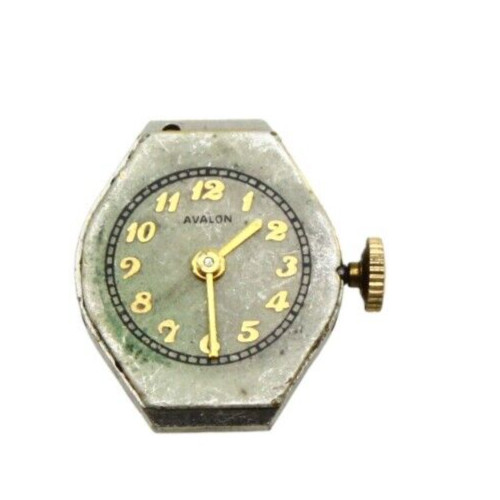 Bulova Model 6AM Vintage 17 J Watch Movement Size 6.75 x 8”’ =15.3 x 18 mm
