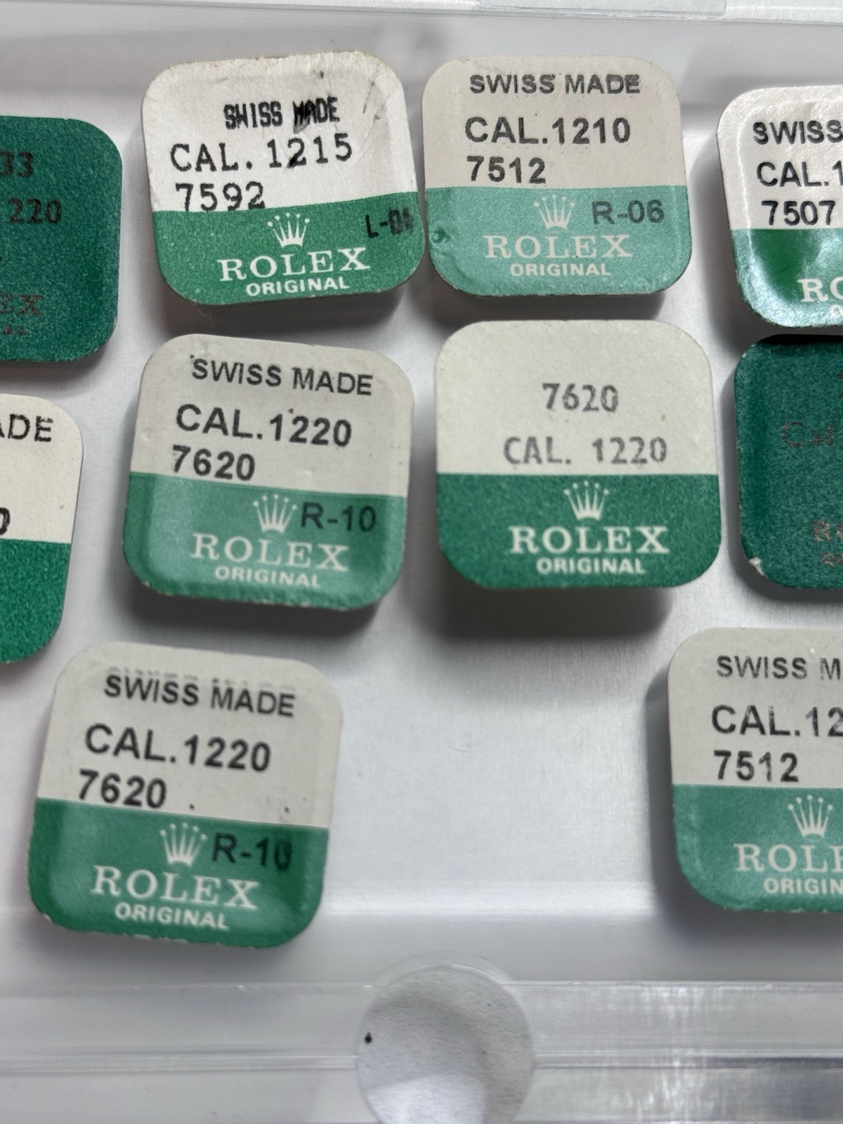 Rolex 1210 1215 1220 1225 NEW parts 7633 7568 7592 7512 7507 7620 NOS Wheels