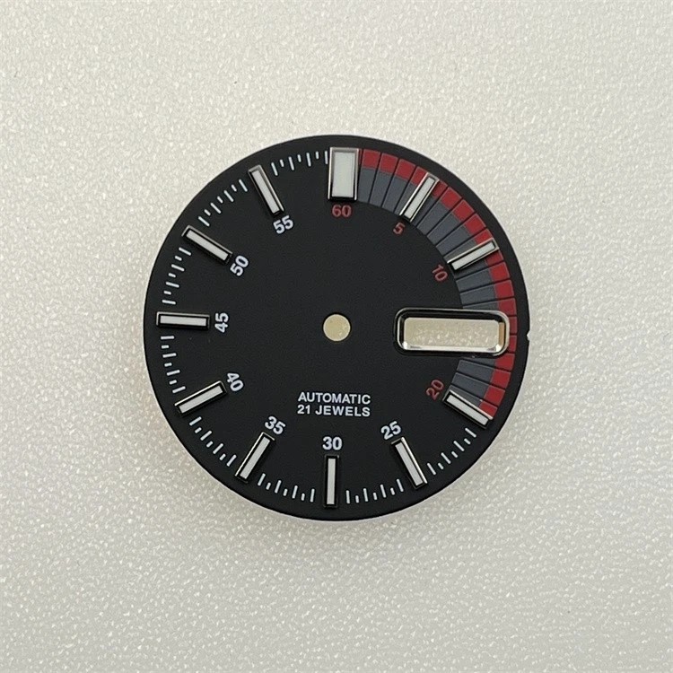 New 28.5mm Green Luminous Watch Dial Plate For NH35 NH36 Diving watch Movement