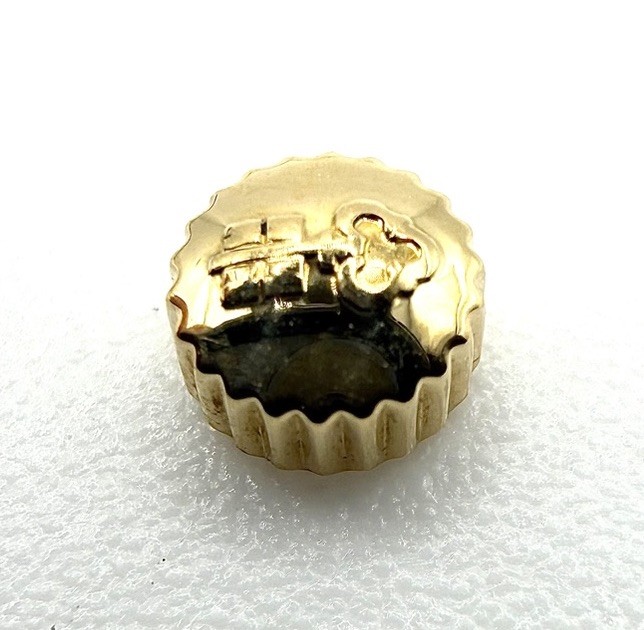 New Genuine Corum 99.810.31 Waterproof 3.9mm 18k Yellow Gold Crown Part