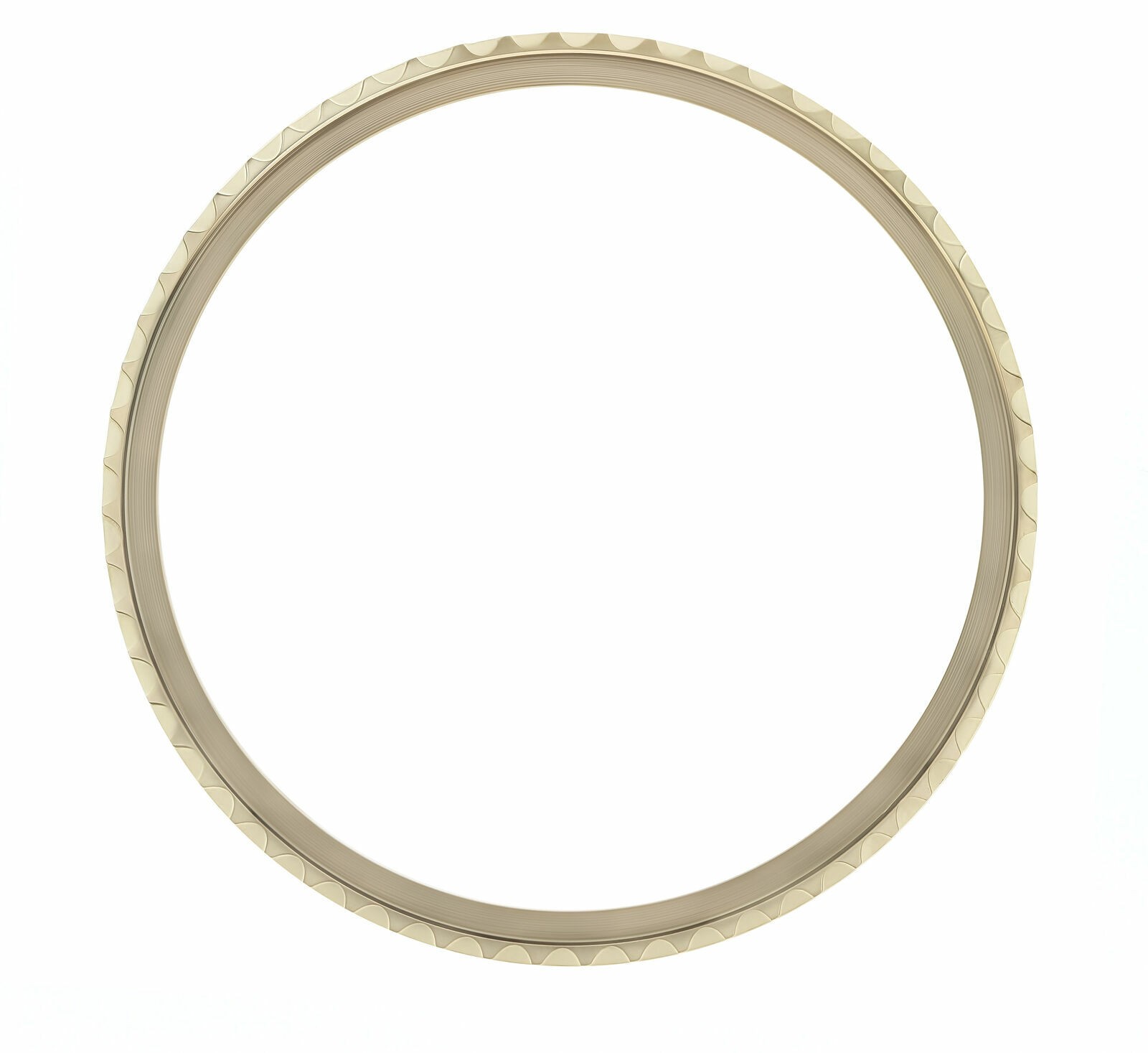 GOLD BEZEL RING FOR OLDER ROLEX SUBMARINER WATCH 5508 5512 5513 5517 1680