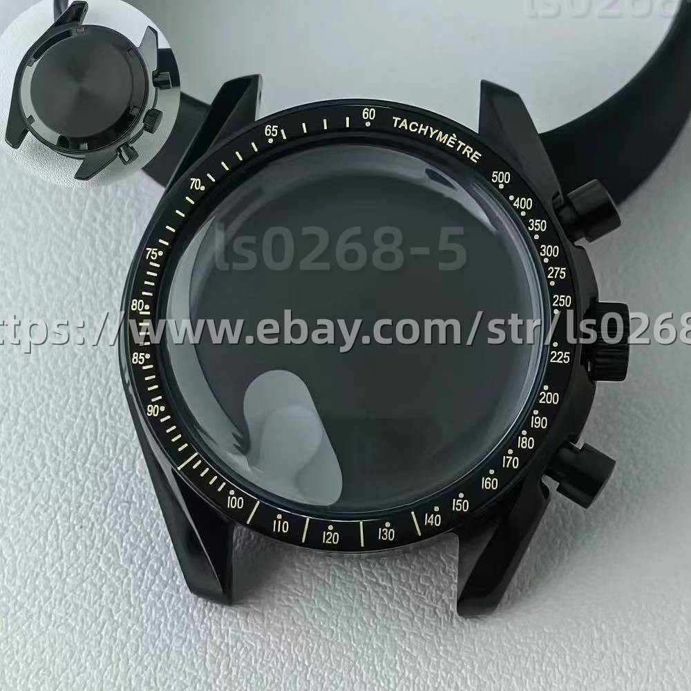 40mm VK63 Watch Case Stainless Steel Fit Quartz Movement