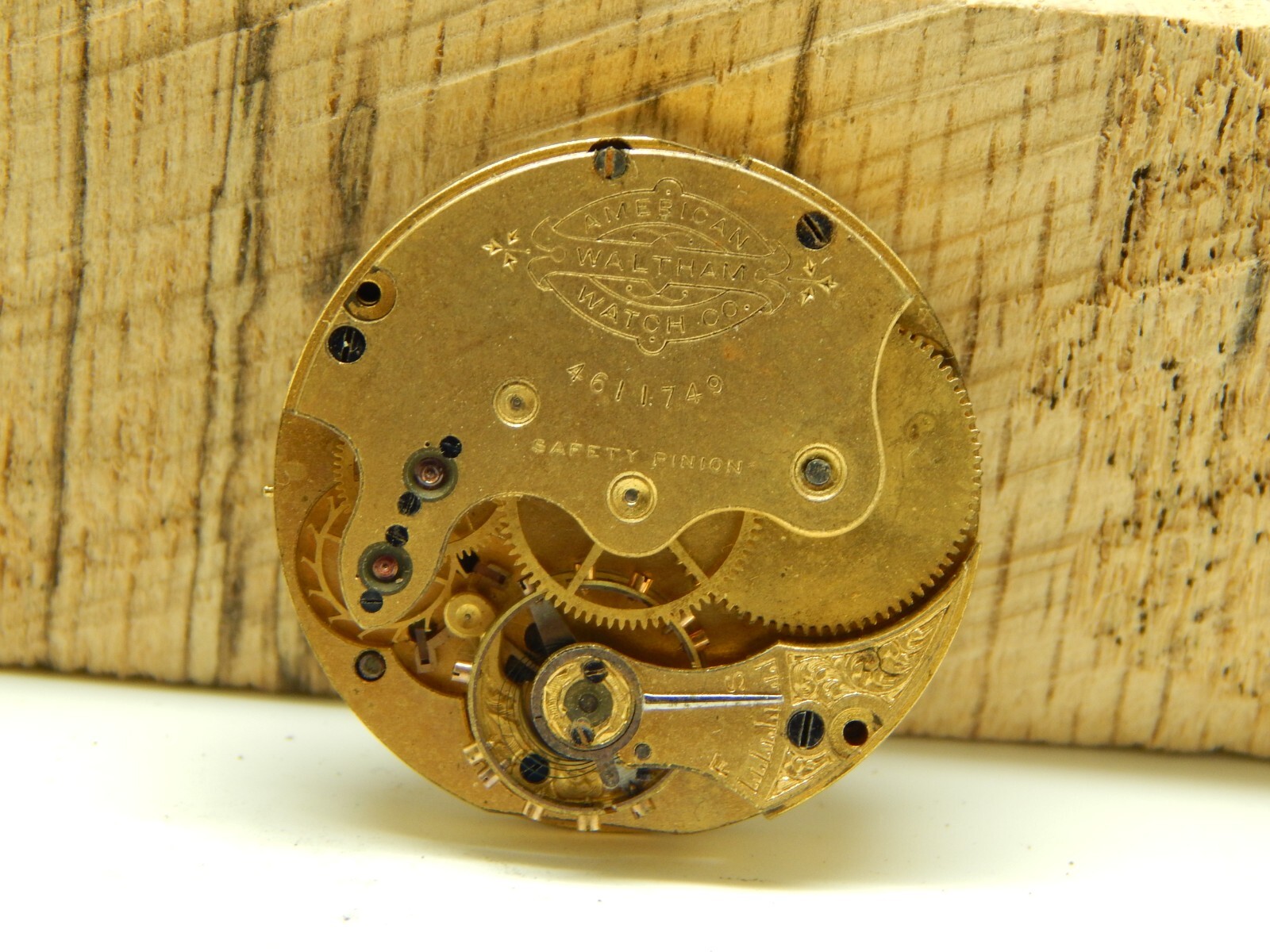 Antique Waltham Pocket Watch Movement 0s 9j Grade G Circa 1890-1891