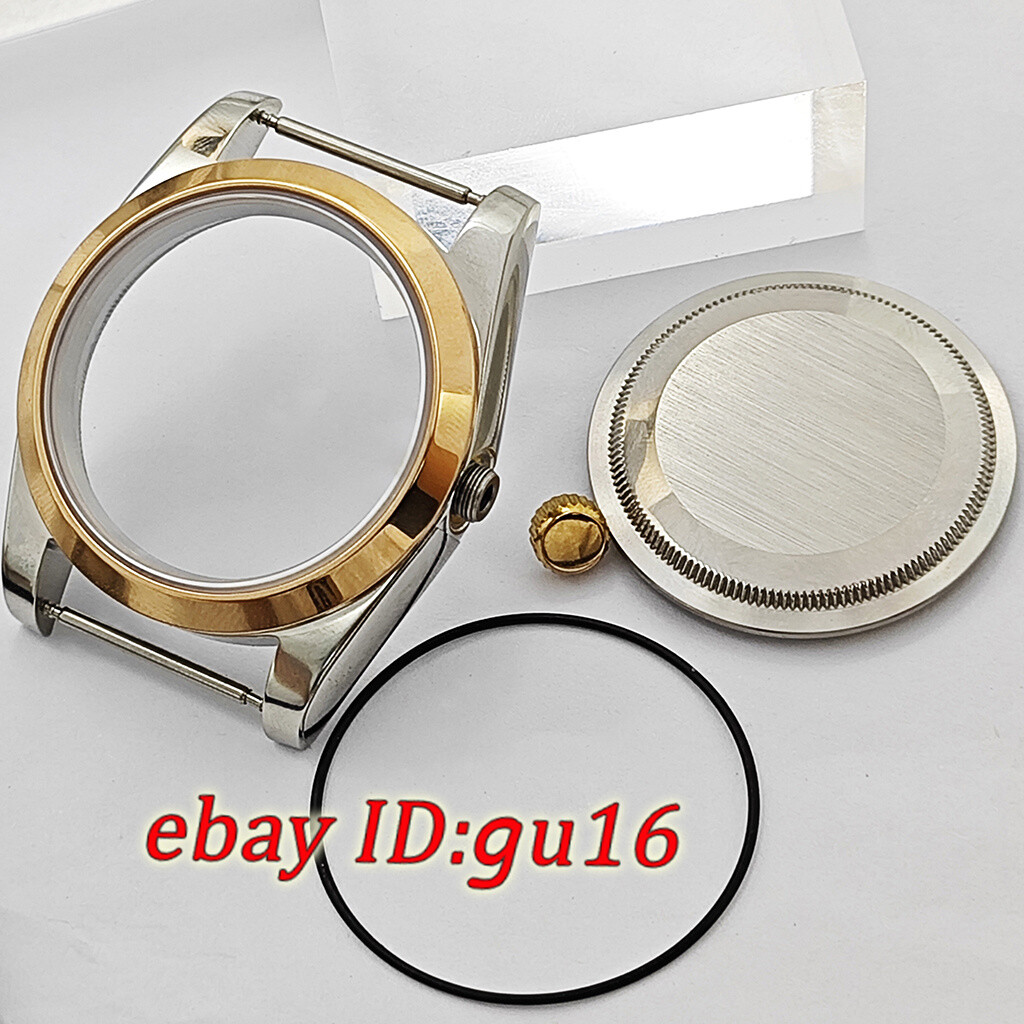 36mm 39mm watch case rose gold silver fit NH35 Miyota 8215 ETA 2824/2836 DG2813
